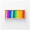 Gioco impilabile Cubi di pietre preziose acriliche arcobaleno, regalo ideale,