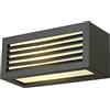 SLV BOX-L lampada da parete outdoor, TC-(D,H,T,Q) SE, IP44, antracite, E27 max. 18W