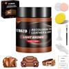 cenozo 250g Marrone Chiaro Kit Riparazione Pelle,Smacchiatore Sedili Auto,Ripara Pelle Divano Graffio,Pelle Rinnova Volante in Pelle,Tintura per Pelle Scarpe,Giacca,Sofa,Sedili Auto