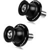YIEBA 2 Pezzi Forcellone Cavalletto,M6-Motociclo Nottolini Forcellone Appoggi Per T MAX TMAX 500 530 T-MAX 530 DX SX 2004-2019 Swing Arm Spools Slider pour Moto(Nero)