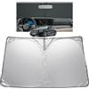GAFAT [Upgrade] GAFAT Compatibile con Mercedes Benz Classe E W213 W214 / EQE SUV 2017-2025 2026 Protezione Solare per Parabrezza interno, EQE Parasole, Raffreddamento, Protezione UV, Classe E W214 Accessori