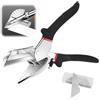 HXSYKJDM Forbici angolari con 2 lame di ricambio, forbici angolari per condotti cavi, precise, multi-angolo regolabili da 45 a 135 per tagliare legno, plastica, PVC