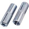 SKIR'CO (50 pz) Ancoraggi a Espansione Zigrinati M6 x 25 mm, Manicotto Bullone di Espansione, Tasselli da Parete, Ancoraggio per Calcestruzzo