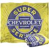 LOGOVISION Chevrolet Super Service Coperta super morbida al tatto setoso - 152 x 127 cm