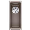 BLANCO SUBLINE 160-U - Lavello da cucina in granito sottile per basi di lavello con larghezza di 30 cm - SILGRANIT - Marrone - 523403