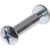 Hillman 44751 10 - 24 x 1 - 1/5,1 cm in acciaio con morsetti a vite acciaio, 20-pack