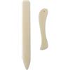 Naapesi 2 PCS Paper Creaser Set, Paper Creaser Set Bone Folder Scorer Marker Piega, Cartella in Osso Bianco Strumento, per Lavori di Carta Rilegatura di Libri Creazione di Cartoncini e Forniture per Ufficio