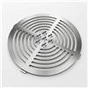 Fox·Bunny Set per piastre da fuoco, acciaio inossidabile, piastra per barbecue Plancha, apertura circolare Ø 20 cm (inserto per griglia Ø 20 cm in acciaio inox)