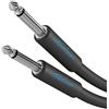 KabelDirekt - Cavo mono 6,3 mm per strumenti/chitarra - 3 m - (cavo audio per collegare una chitarra elettrica, un basso o una tastiera a un amplificatore)