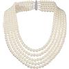 GRACEART Anne Boleyn Collana di perle finte Collana girocollo di perle vintage Gioielli eleganti con collo, style04, Perla sintetica, Perla