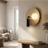 Applique da Parete GU10 e G9 Ø300mm in Pietra con Interruttore