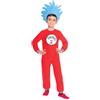 amscan Dr Seuss Thing 1 & 2 Jumpsuit Costume, Kids