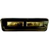 PROPOSTEONLINE Fanale Targa realizzato per Fiat 126/126 BIS dal 1972 al 1982 corpo Nero 4258485