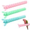 mimzemamz Giochi Pappagalli,Trespolo per Pappagalli Design Unico a Spirale,Posatoio per Pappagallis Altalena Uccelli,Calopsiti,Canarini,Inseparabili e Piccoli Parrocchetti,3 Pezzi (18cm*2,2cm)
