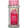 FunCakes Sprinkle Medley Silver, Argento: Decorazioni di Zucchero, Sapore Delizioso, Ottime per Decorare Torte, Cupcake e Biscotti, Sprinkle Mix. 65 g.