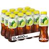 Fuze Tea, Bevanda Rinfrescante Analcolica di Té al Gusto Limone e Citronella, Senza Zuccheri - 1 Confezione da 12 Bottiglie da 400 ml