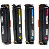 4 Toner Hp 207X-SERIE Multipack SENZA CHIP Nero + Colore compatibile