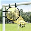 JYNVO Obiettivo Da Calcio, Bersaglio Per Allenamento Calcio Obiettivo, Porta Da Calcio Per Bambini, Facile Da Montare, Attrezzatura Per Allenamento Da Calcios Per Bambini E Adulti - Giallo