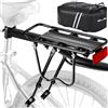 YONTUO Portapacchi Posteriore Bici Set [24-29 Pollici] - Capacità di Carico 50KG, Portapacchi MTB con Parafango e Riflettore Grande, Portapacchi Bici con Chiusura Rapida per MTB & Bici da Corsa