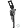 QUARKZMAN Cavalletto Posteriore per Bicicletta con Ruota da 12 Cavalletto Laterale Singolo con Vite E Rondella Supporto per Biciclette Montaggio Posteriore Colore Nero