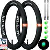 AVVS tech Camera d'aria per bicicletta, 16 pollici, valvola auto, 32 mm, 16 x 1,75-2.125 (47/62-305), set da 16 pollici per bici bambino, bicicletta, passeggino e rimorchio