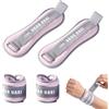 VIQIHEOE 2 gomitoli di peso, regolabili, pesi alla caviglia, 0,5 kg, set di pesi regolabili per caviglie, pesi per gambe e braccia, per jogging, principianti, rosa