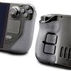 Luck&Link Controller Grip per Steam Deck OLED & LCD,Kit di pelle textured,Controller antiscivolo assorbenti di sudore Maniglia, pulsanti, scateni, D-pad (Ultra - Cemento grigio)
