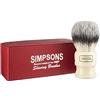Simpson Shaving Brushes Alexander Simpson Trafalgar - Pennello da barba sintetico, manico in avorio (T2)
