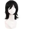 MapofBeauty 14 Pollic/35 cm Corto Cosplay Costume Anime Parrucche Wolf Tail Sintetico Capelli Party Parrucche (Nero)
