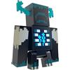 Mattel Minecraft Giocattoli - Action figure Guardiano con luci, suoni e accessori, giocattolo e regalo per bambini 6+ Anni, HHK89