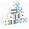SmartDealsPro Confezione da 10 dadi trasparenti D6 da 16 mm per DND, MTG, RPG, Tenzi, Yahtze, Bunco, giochi da tavolo Borad Games, insegnamento della matematica (colore 6)