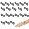 Felicify Accessori per Treni in Legno, 20 Pezzi Connettore per Treni Binari, Adattatore per Ferrovia in Legno, Connettore per Binari in Legnos, Compatibile con Altri Prodotti