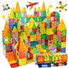 Olvy Set 74 Blocchi Magnetici per Bambini, Piastrelle Magnetiche Montessori, Gioco di Costruzioni Magnetiche 3+ Anni, Giocattoli Educativi per Ragazzi e Ragazze