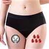 FOTOOL Mestruale Assorbente = 1 Pastiglie - Lavabile - Cotone - Ecologico - Mutruazioni - Mutandine - Protezione Periodica Igienica Flusso Leggero a abbondante - XS/3XL (1 Pack, S)