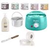 Ro.ial Kit Depilazione Professionale Estetista5: Scaldacera Professionale 5Ceretta Roial Spatola Stendi Cera Rotolo Strappacera Latte Dopo Cera