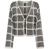 ONLY Onlloa LS String Crochet Cardigan RP Knt, Betulla, M Donna