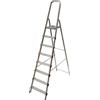 Facal Golden, 8 gradini, 2.30 mt - Scalandrino in alluminio con cavalletto