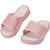 JOMIX Ciabatte Estive Gomma Donna con Zeppa Pantofole da Casa Estivi Morbide e Resistenti Sandali Asciugatura Rapida da Doccia Spiaggia Piscina (Blu,38)