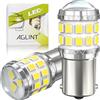 AGLINT 1156 BA15S P21W Lampadine LED Retromarcia 27SMD 382 7506 per RV Camper Interni Lampadina Auto DRL Luce di Marcia Diurna Posteriori Fanalini Direzione Luci Parcheggio 6500K Bianca 2 Pezzi