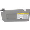 LUCKDANO Parasole 7432042420B0 per RAV4 2004-2005 Lato Sinistro Guidatore, Parasole Multifunzione con specchietto per Il Trucco - Grigio
