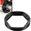 BIUGERCN Protezione Catena Moto Universale per KTM EXC SX SX-F XC XC-F Enduro, Nero