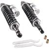 Hegeiisy 340mm 13.38 pollice 7mm Molla Universale Moto Ammortizzatori Posteriore Sospensione ATV Quad Scooter Dirt Bike Per 50cc 75cc 90cc 125cc 150cc 250cc 300cc Argento Nero