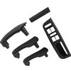 Dixhills 5 pezzi maniglia interna destra + maniglia interna sinistra maniglia di trazione della maniglia della portiera del passeggero adatta per Passat B5 Golf 4 3B0867171 3B0867172 1J0867171A 1J0867172A