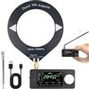 Wxeadu Mini SI4732 Radio, 0.5-108MHz Full Band Receiver with ESP32-S3 Master Control, SI4732 DSP Chip, 1.9 Inch IPS Screen, 800mAh Battery, Telescopic & Loop Antenna for AM/FM/LSB/USB, 3D PETG Case