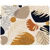 ITNRSIIET Tappetino per Mouse, 26x21cm, Base in Gomma Antiscivolo, Bordi cuciti resistenti, Compatibile con Mouse Ottici, Wireless e Laser, Design Moderno, Foglie moderne astratte
