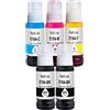 DOREE Inchiostro Compatibile 104 Multipack da 5 Flaconi per Epson EcoTank