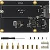 Geekworm for Raspberry Pi 4, X862 V2.0 M.2 NGFF SATA SSD Storage Expansion Board with USB 3.1 Connector Support Key-B 2280 SSD