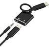 Kefiany Adattatore USB C a Jack Cuffie 3.5 Mm(2in1) per iPad Cavo Caricatore Tipo C per iPhone 16 15 Pro per Apple Audio Auxiliar Microfono Dongle Compatibile con Samsung S24 S23 Headphone Android Porta