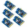 RUIZHI MCP2515 Modulo bus CAN RUIZHI 5 pezzi MCP2515 Schermata bus CAN basata sul ricevitore TJA1050 Supporta la tecnologia CAN V2.0B Protocollo SPI Compatibile con Arduino e Raspberry Pi