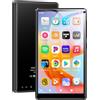 SWOFY Riproduttore MP3 SWOFY con Bluetooth, WLAN, 96GB, HI-FI, touchscreen da 5 pollici, Android 13.0 Compatibile con Spotify, Amazon Music, radio FM, e-book, browser, per bambini (Nero)